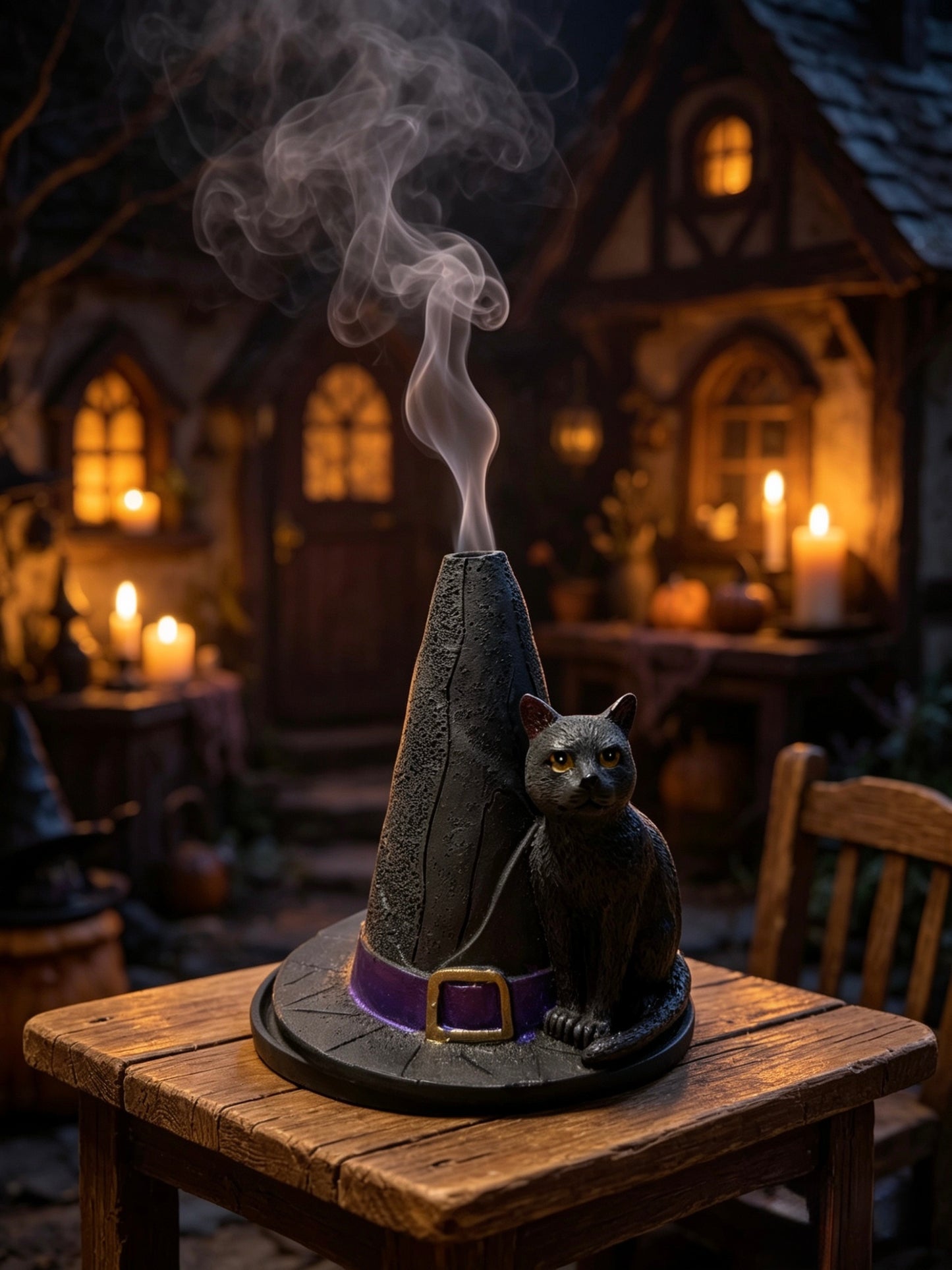 Witches Hat / Black Cat incense burner