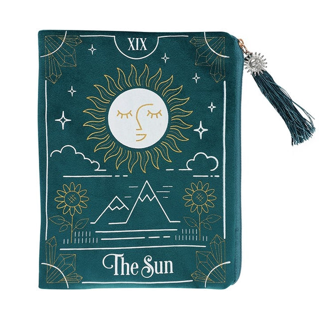 The Sun Tarot Card Zipped Bag - For Keeping Tarot Cards Safe
