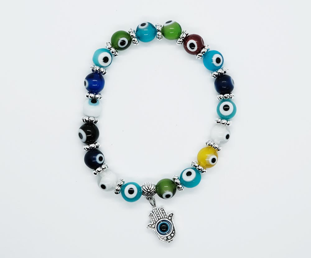 Fatima Evil Eye Multi Color Bracelet
