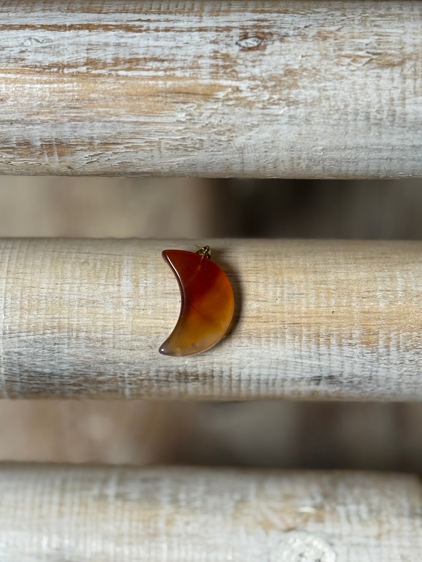 Moon Shaped Carnelian