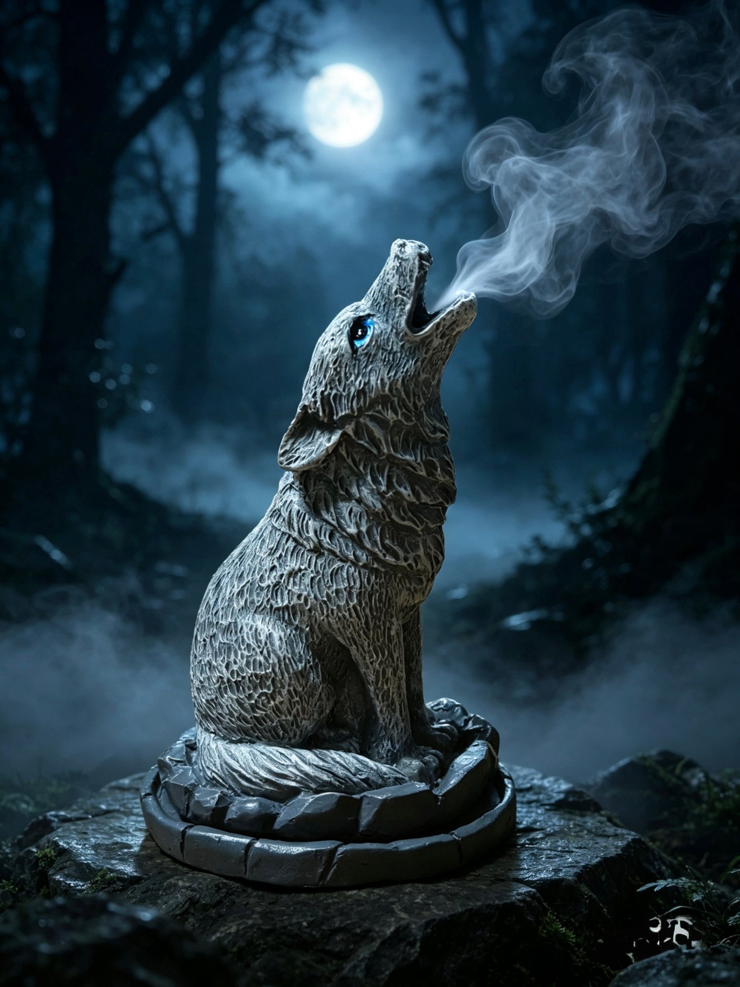 Wolf Incense Burner
