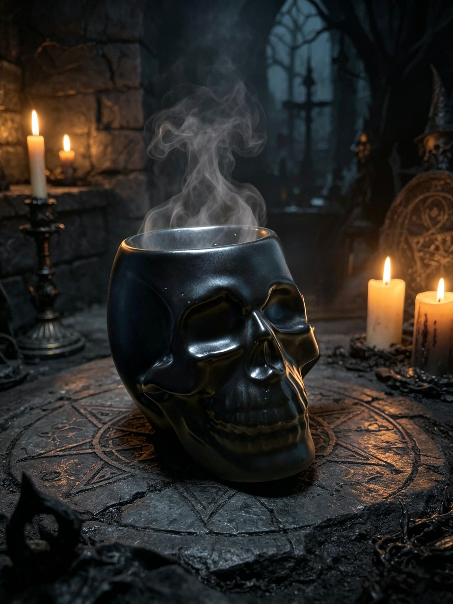 Skull wax melt / oil burner