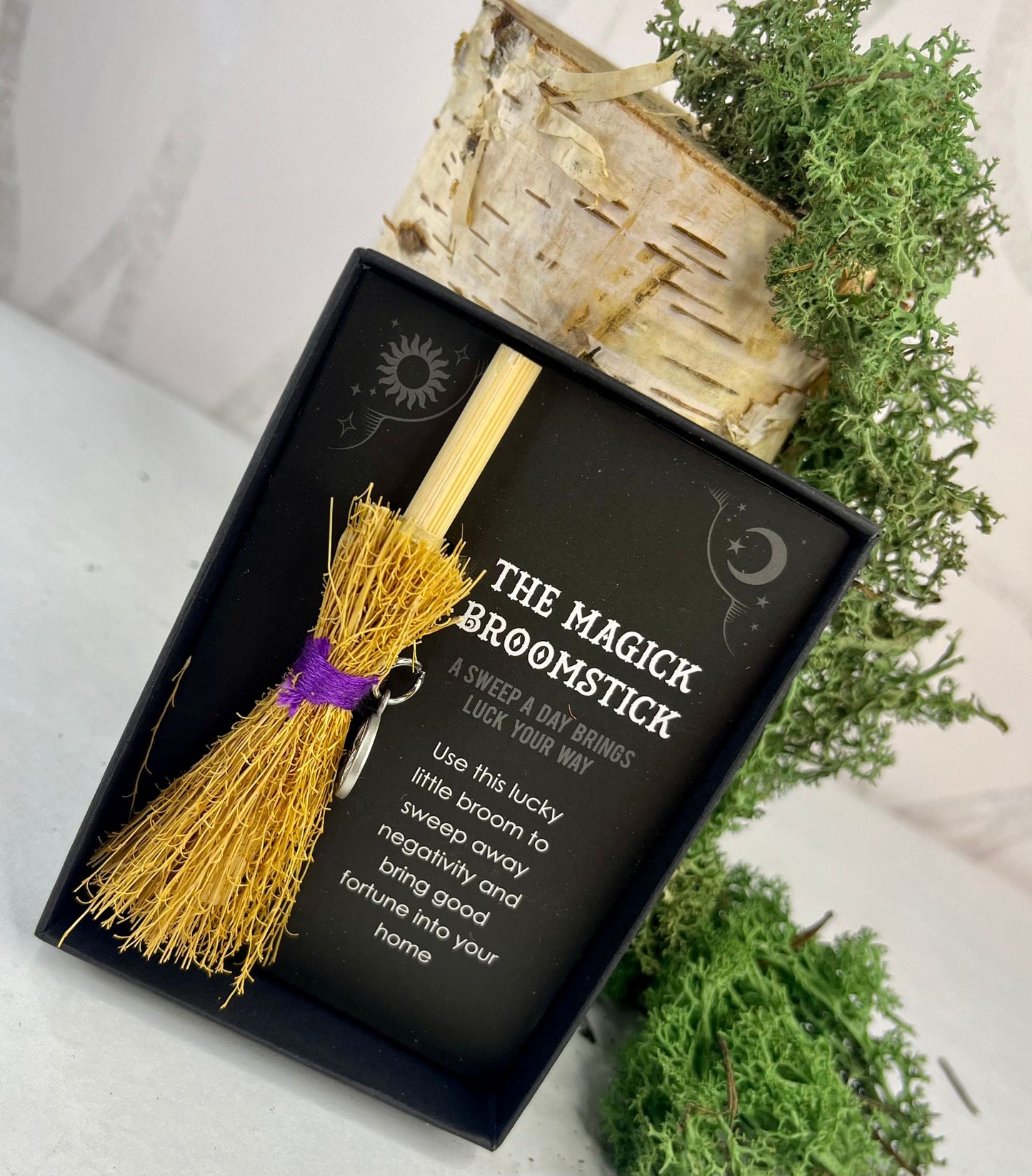 Pentagram Mini Magick Broomstick