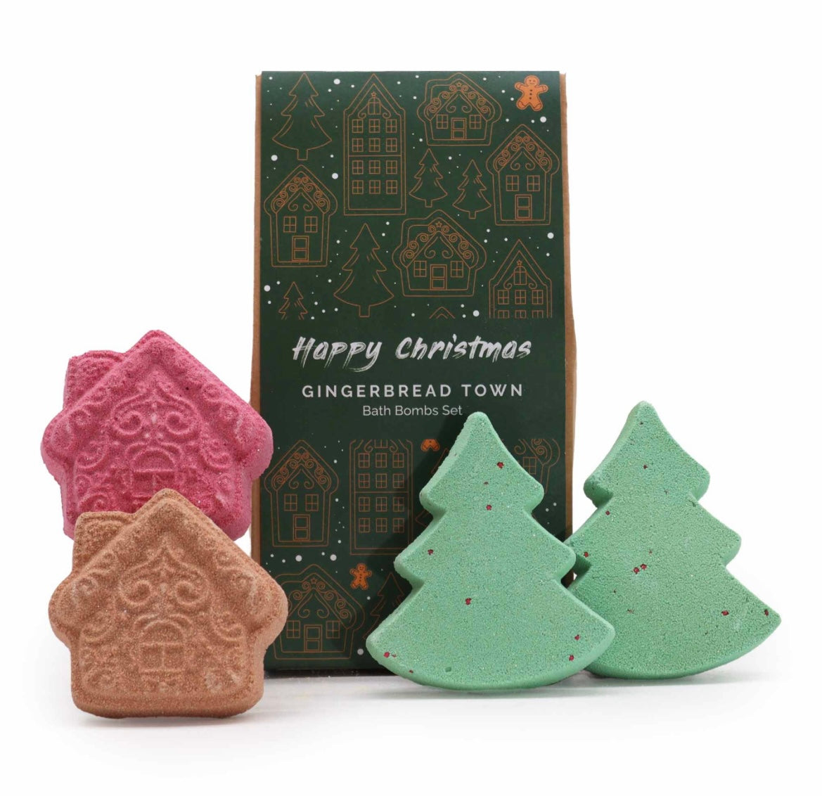 Gingerbread Town Bath Bomb Pack