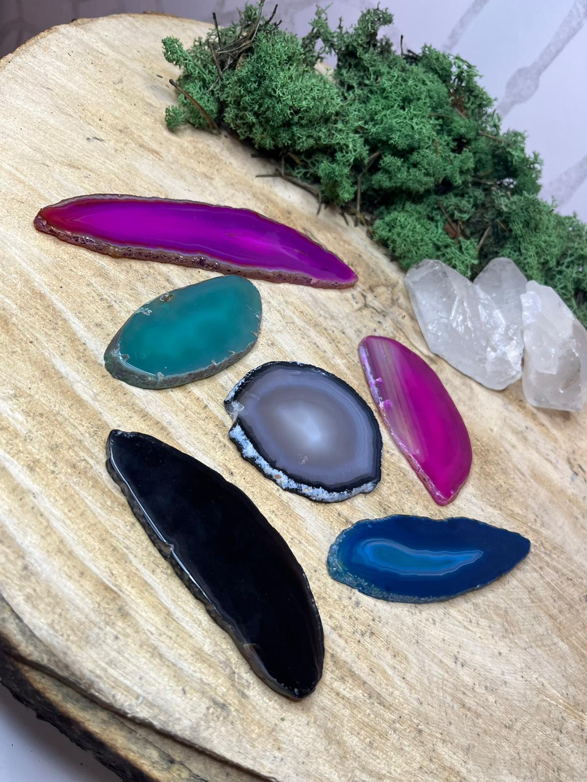 Agate Slice - Brown
