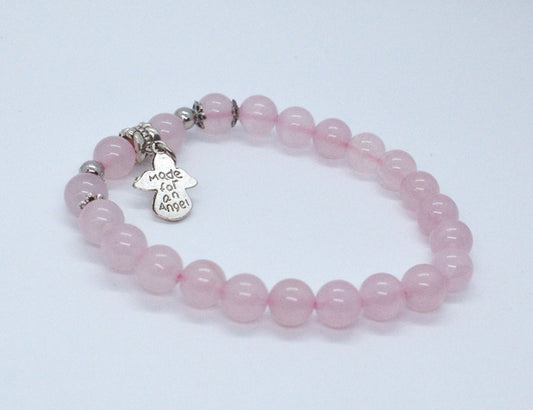 Rose Quartz with Angel