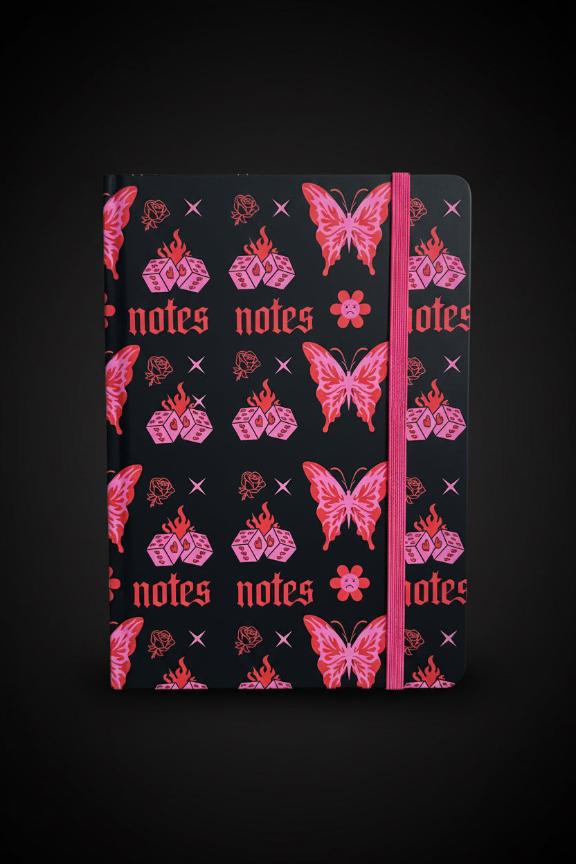 Flaming Butterfly Notebook