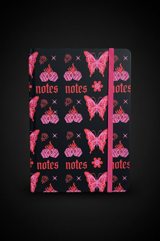 Flaming Butterfly Notebook