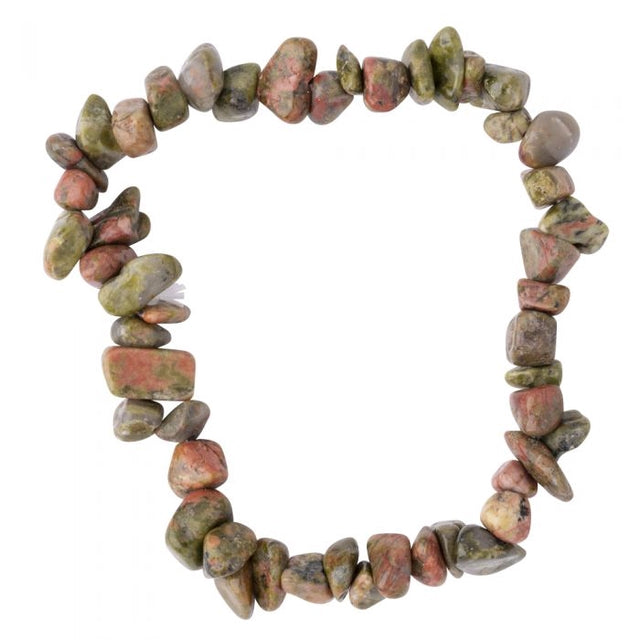 Unakite Chipstone Bracelet