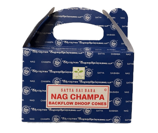 Nag Champa Incense Cones (Backflow)