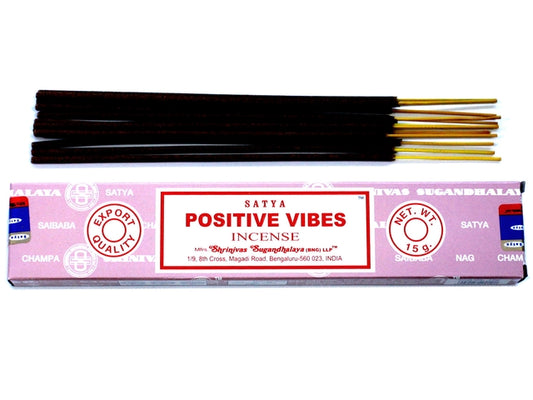 Satya Incense Sticks Positive Vibes