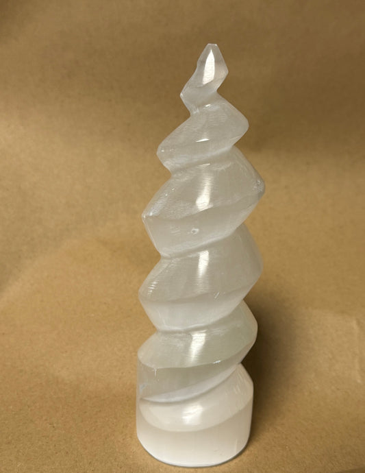 Selenite Spiral Tower
