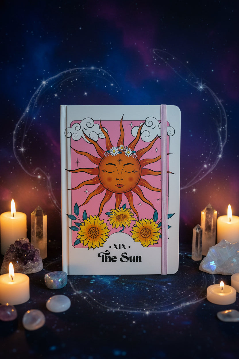 The Sun Vintage Tarot Notebook