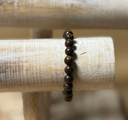 Bronzite Bead Bracelet