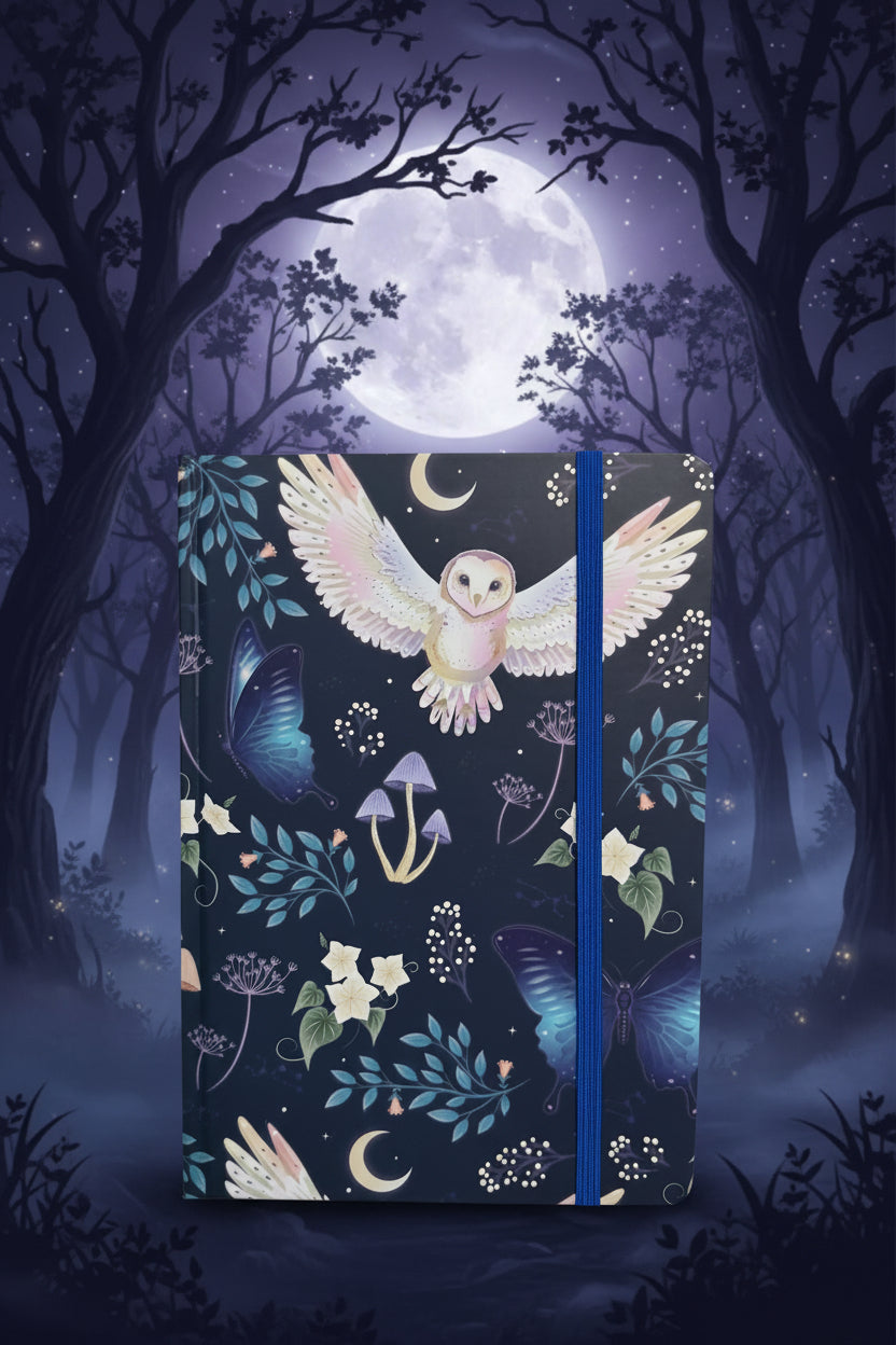 Night Flight Owl Notebook