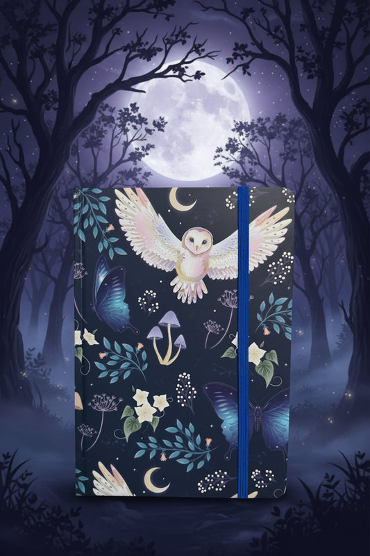 Night Flight Owl Notebook