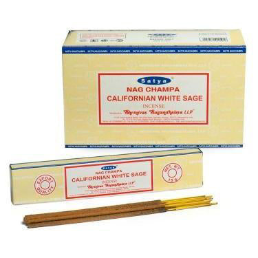 Satya California White Sage Incense Sticks