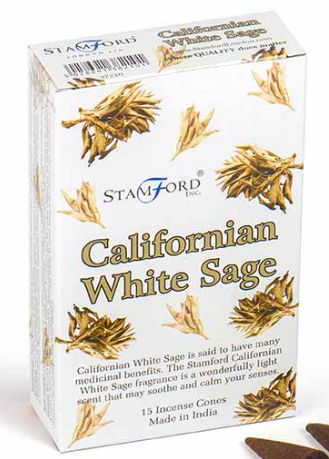 California White Sage Incense Cones (Not Backflow)