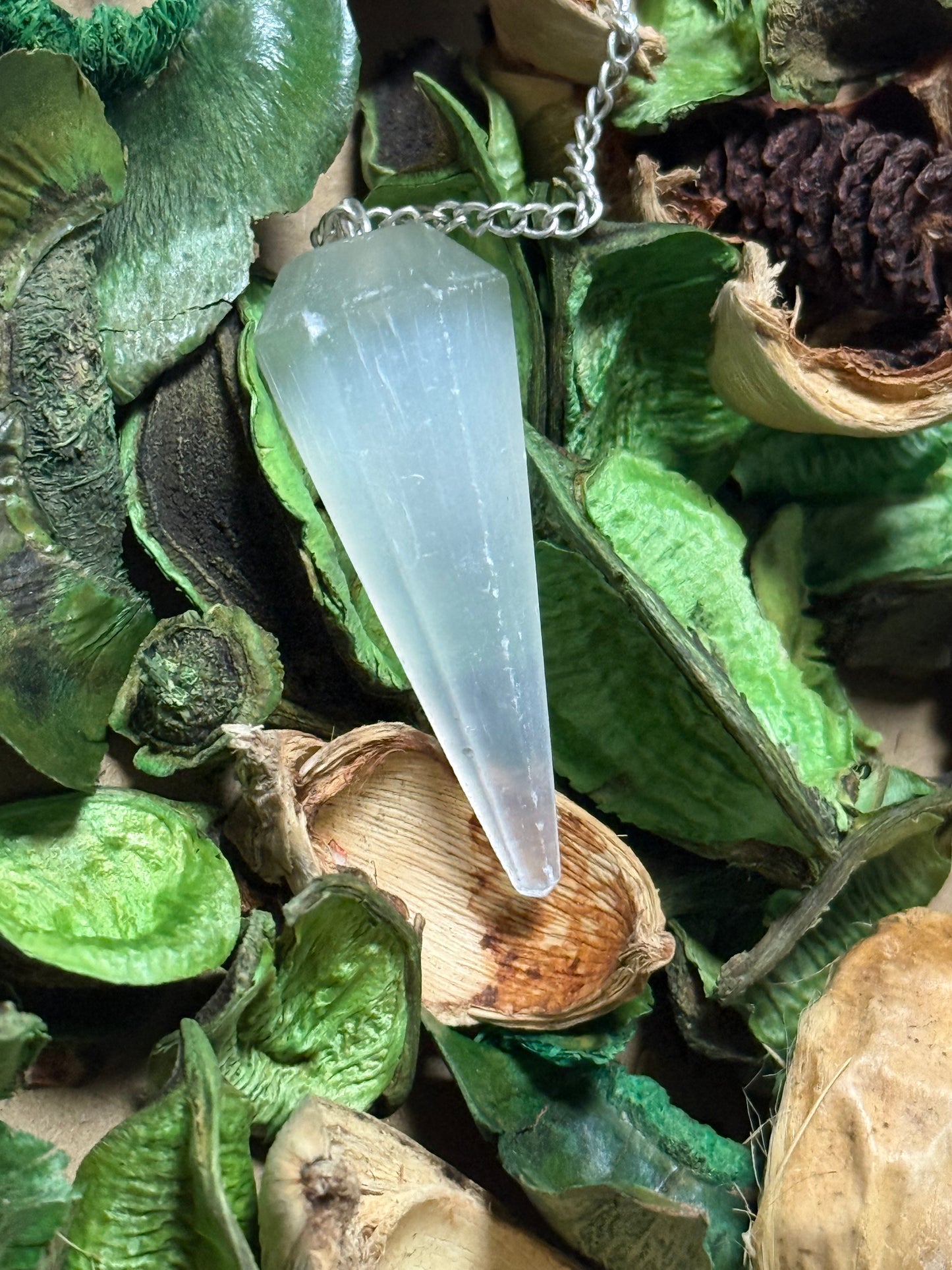 Selenite Pendulum