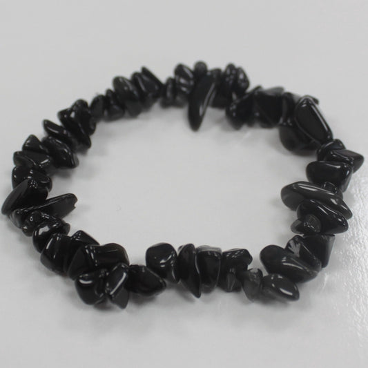 Black Agate Chipstone Bracelet