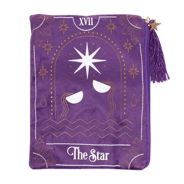 The Star Tarot Card Zipped Bag - For Keeping Tarot Cards Safe