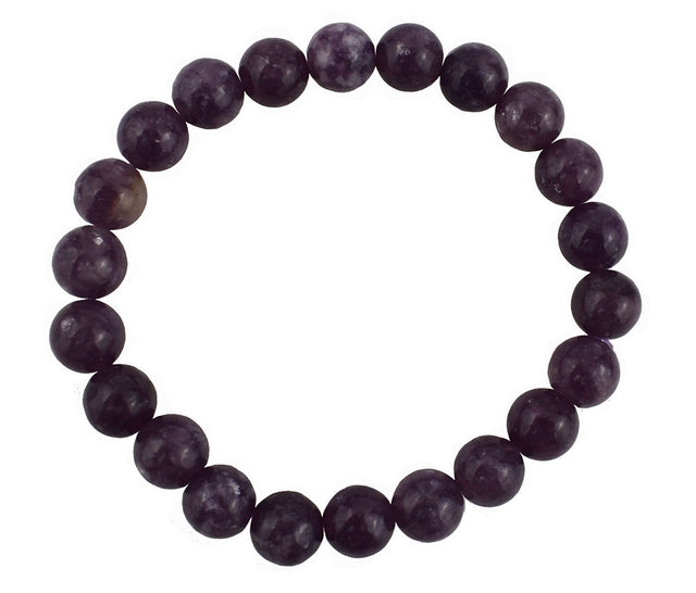 Lepidolite Bead Bracelet