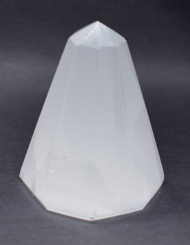 Selenite Hexagonal Point