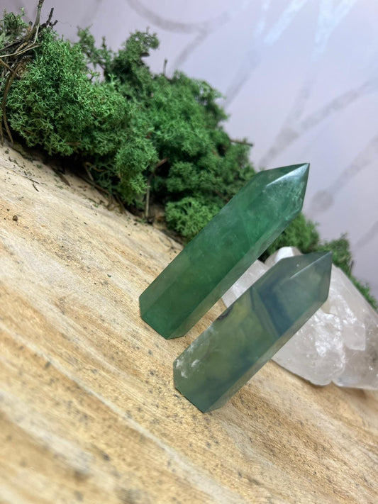 Green Fluorite Tower Point