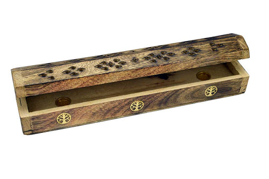 Wooden Incense Burner Box