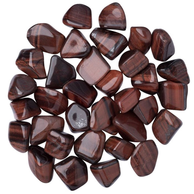 Red Tigers Eye Tumblestone