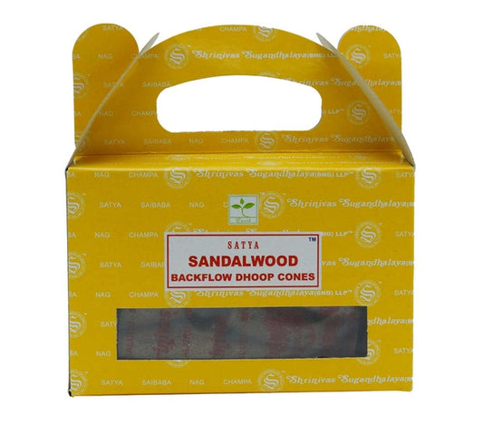 Satya Sandalwood Back Flow Cones