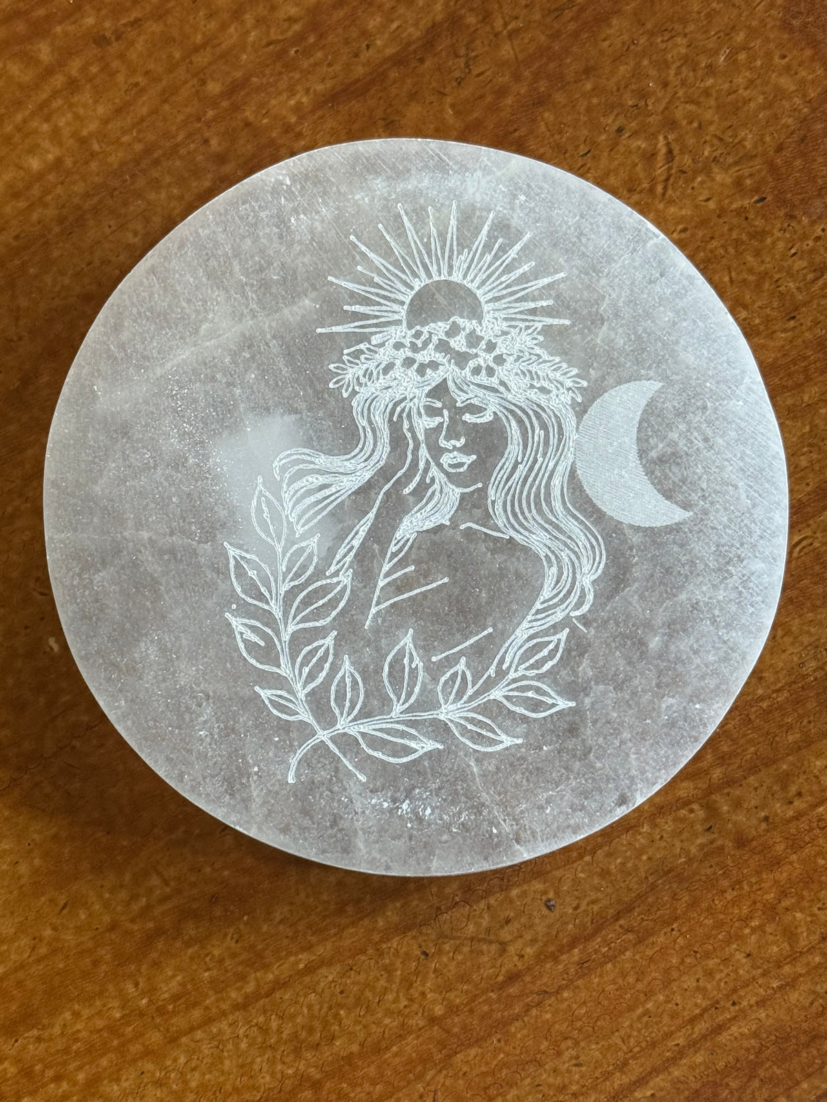 Selenite Charging Plate - Free Spirit