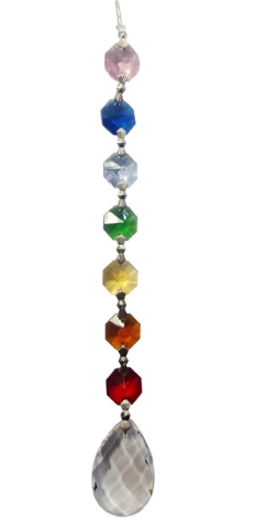 Chakra Suncatcher Teardrop