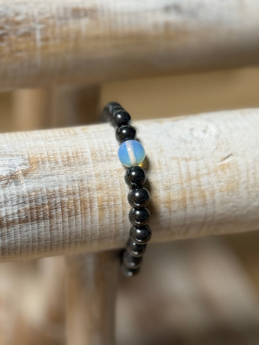 Hematite Opalite Bracelet