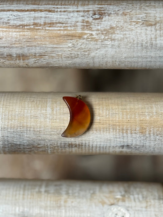 Moon Shaped Carnelian