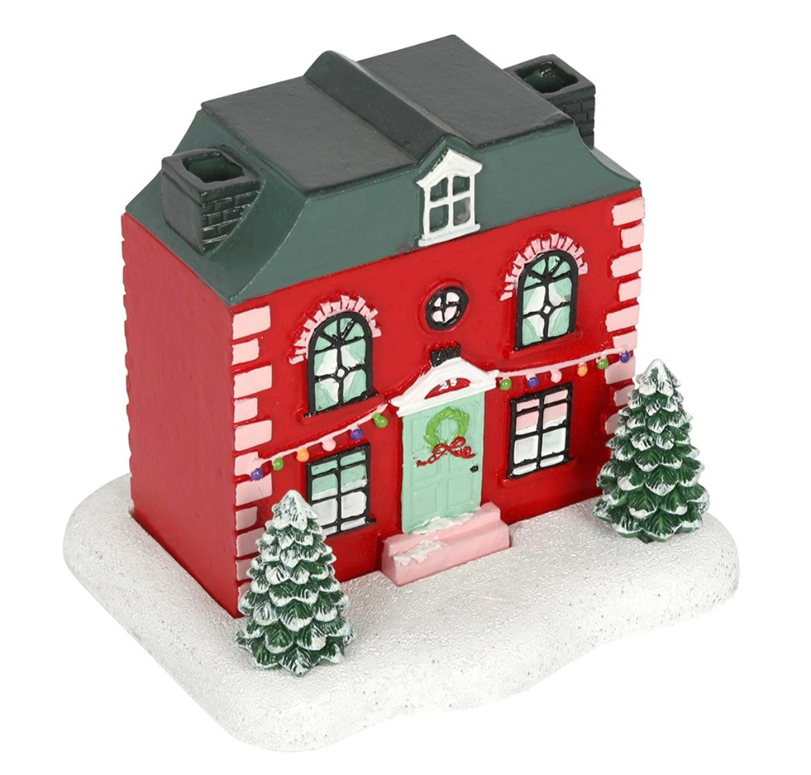 Christmas House Incense Cone Burner