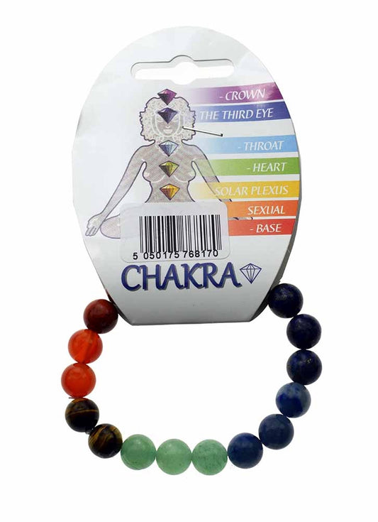 Chakra Bead Bracelet Chunky