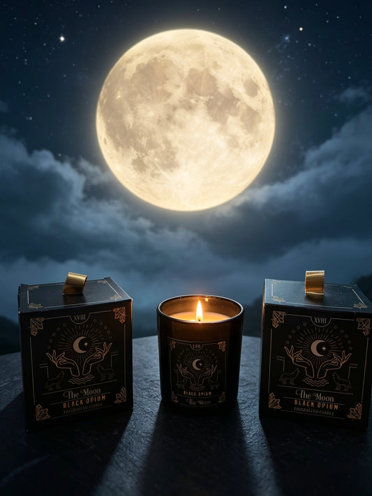 The Moon - Black opium candle