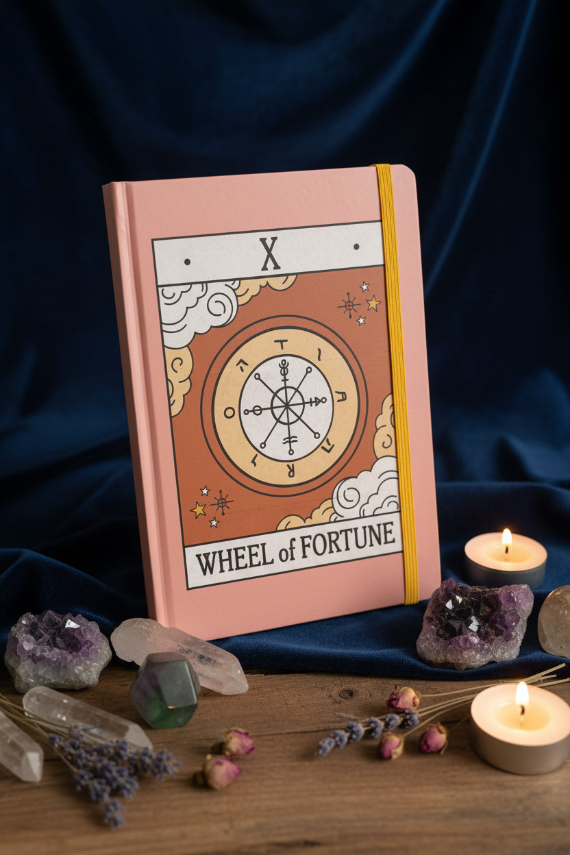 Tarot Wheel of Fortune Notebook