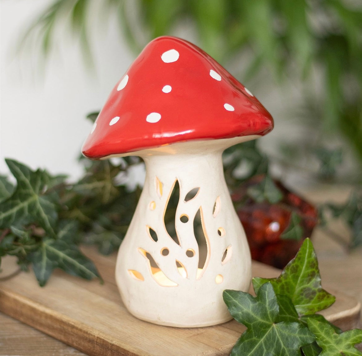 Mushroom Tea light Candle Holder