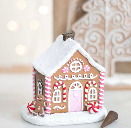 Christmas Gingerbread House Incense Burner