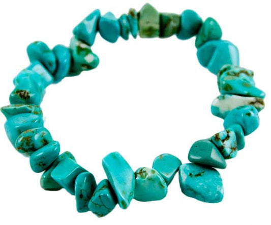 Blue Howlite Chunky Bracelet