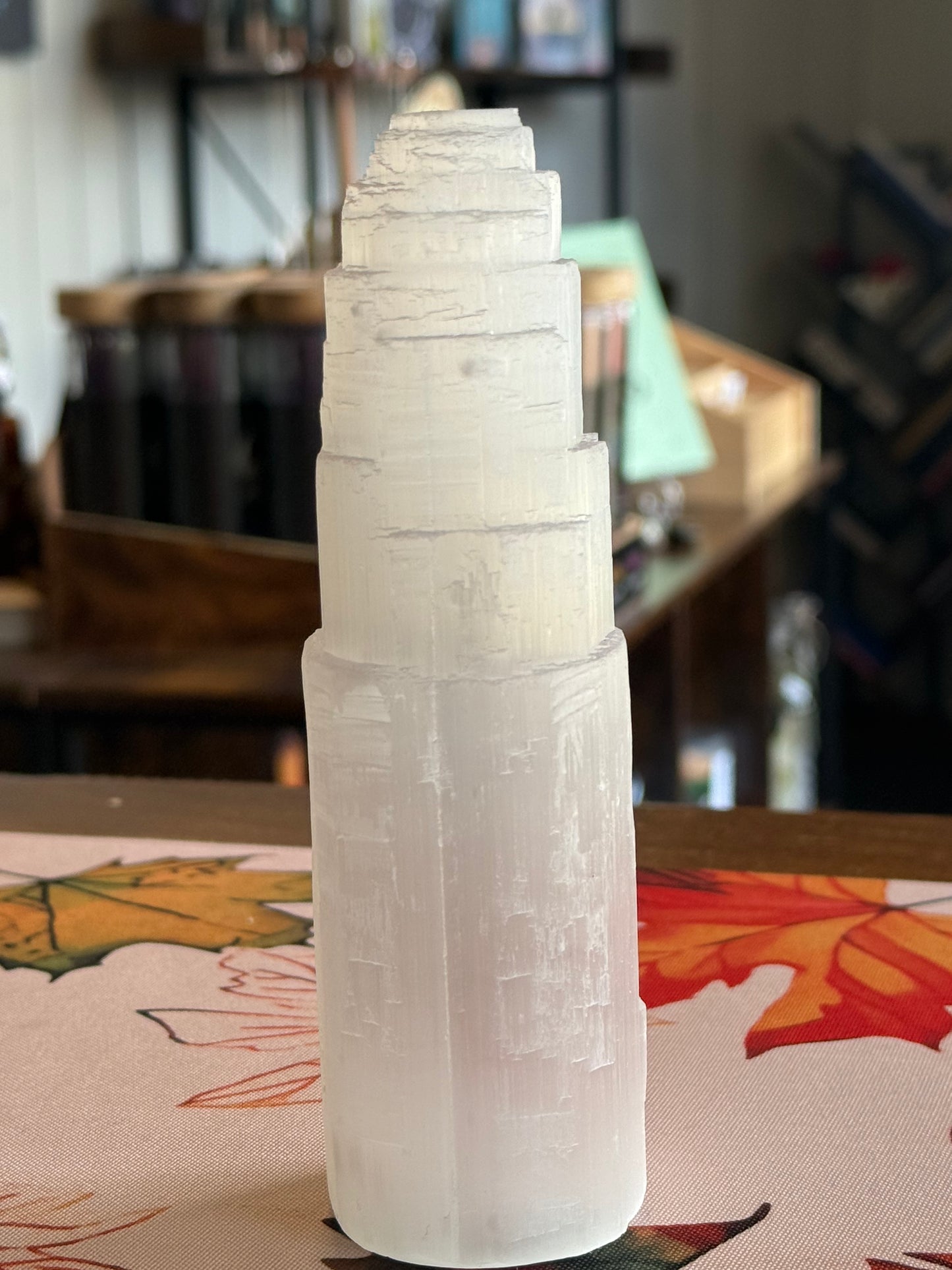 15cm Selenite Tower