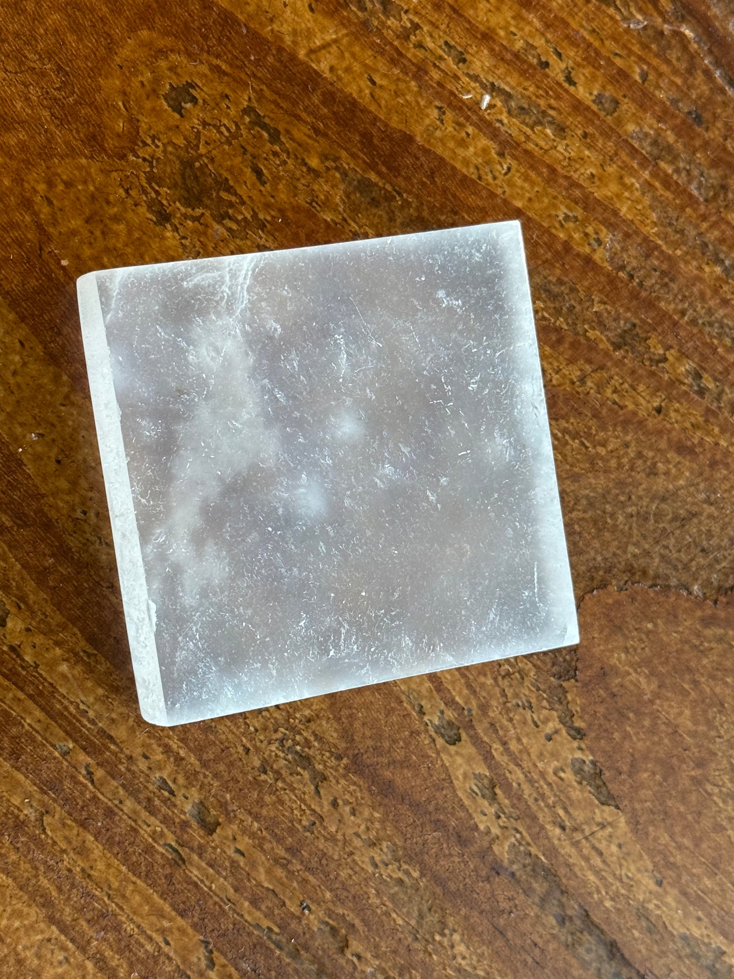 Selenite Mini Square Plate