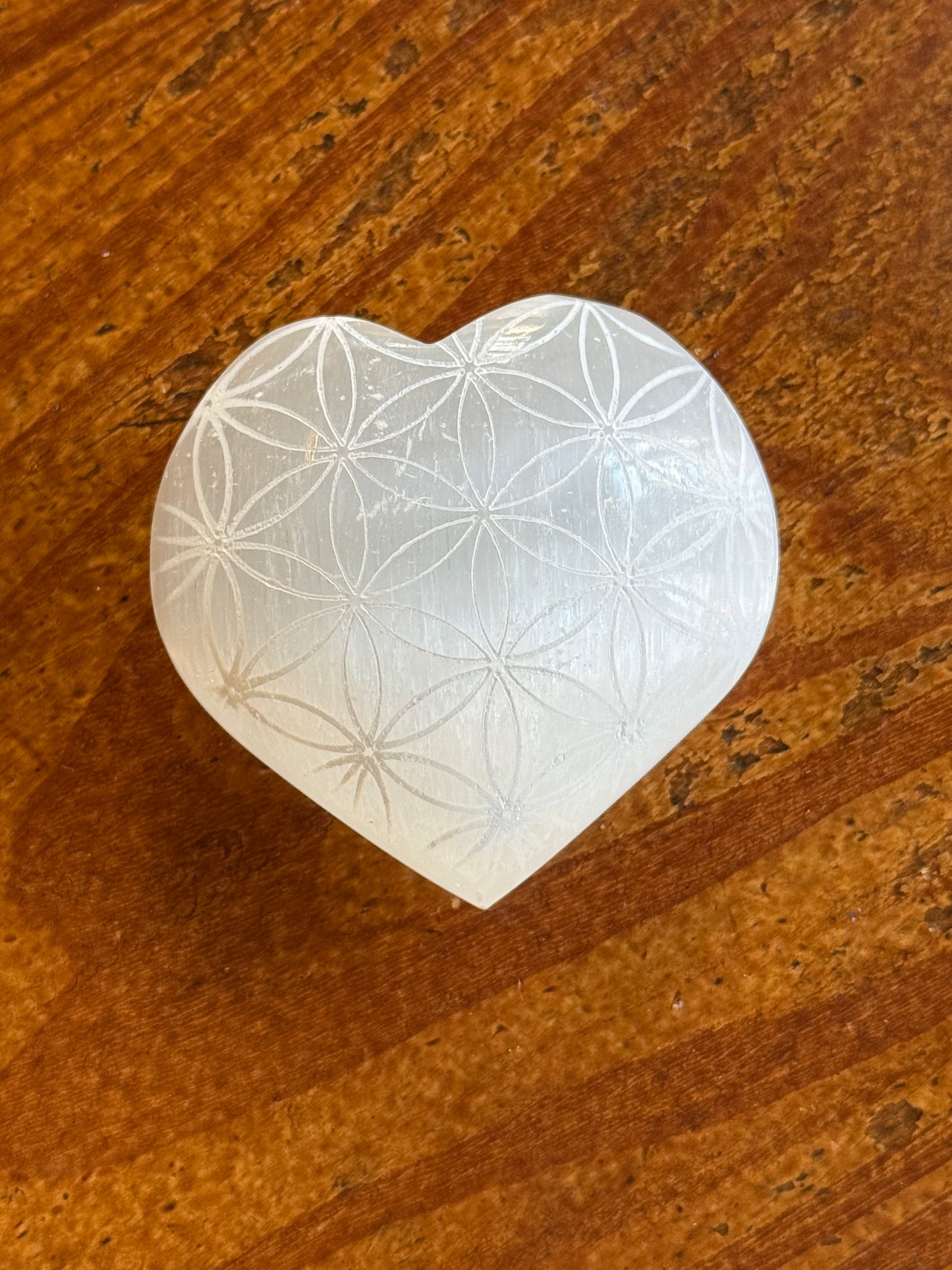 Selenite Heart