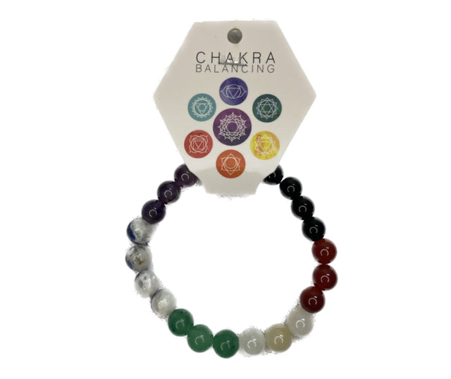 Chakra Bead Bracelet 8mm