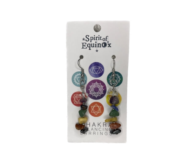 Chakra Crystal Earrings