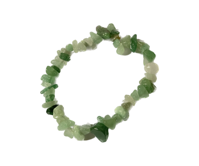 Green Aventurine Chip Stone Bracelet