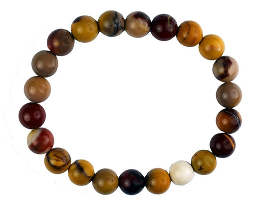 Mookaite Bead Bracelet