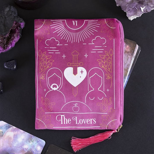 The Lovers Card Zipped Bag - For Keeping Tarot Cards Safe